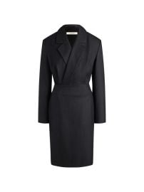 12 STOREEZ Pinstripe Blazer Midi Dress | Black | FARFETCH at Farfetch